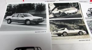 1986 Pontiac Auto Show Press Kit - Grand Am Sunbird Trans Am Fiero 6000