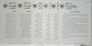 1986 Cadillac Eldorado & Seville Press Kit
