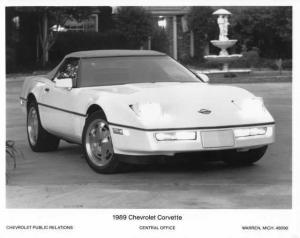 1989 Chevrolet Corvette Press Photo 0327