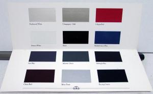 1988 Lotus Esprit Turbo Dealer Sales Brochure With Color Paint Chips Folder Rare