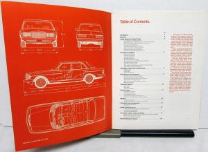 1977 Mercedes-Benz Dealer Salesmans Car Introductory Guide 230 240 300 280 450