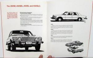 1977 Mercedes-Benz Dealer Salesmans Car Introductory Guide 230 240 300 280 450