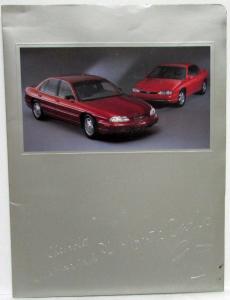 1995 Chevrolet Lumina and Monte Carlo Press Kit