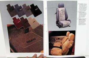 1989 Mercedes-Benz Dealer Accessories Sales Brochure Catalog