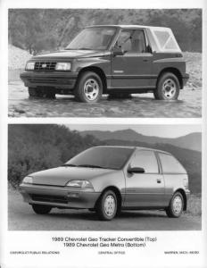 1989 Geo Tracker Convertible and Metro Press Photo 0011