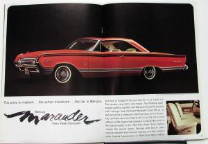 1964 Mercury Park Lane Montclair Monterey Marauder Wagon REV XL Sale Brochure
