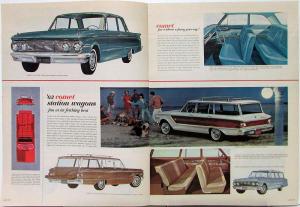 1963 Mercury Comet Meteor Monterey XL Sales Brochure Newsprint Ad Paper