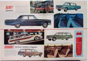 1963 Mercury Comet Meteor Monterey XL Sales Brochure Newsprint Ad Paper