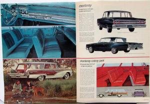1963 Mercury Comet Meteor Monterey XL Sales Brochure Newsprint Ad Paper