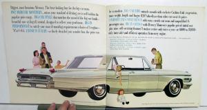 1962 Mercury Monterey Custom Convertible Commuter Wagon Oversized Sales Brochure