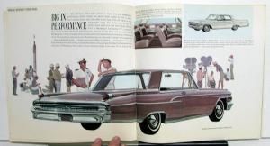 1962 Mercury Monterey Custom Convertible Commuter Wagon Oversized Sales Brochure