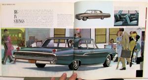 1962 Mercury Monterey Custom Convertible Commuter Wagon Oversized Sales Brochure