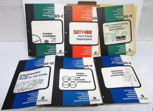 1969 Chrysler Plymouth Dodge Master Tech Library Set Hemi Road Runner GTX 440+6