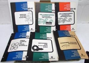 1969 Chrysler Plymouth Dodge Master Tech Library Set Hemi Road Runner GTX 440+6