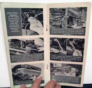 1962 Chevrolet Super Service Corvair Power Train Removal & Installation Booklet