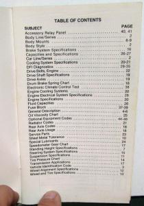 1983 Cadillac Dealer Pocket Product Information Models Specifications Booklet