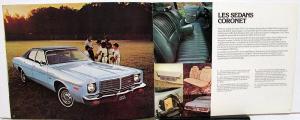 1975 Canadian Dodge Dealer Brochure French Text Dart Coronet Monaco Charger