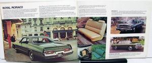 1975 Canadian Dodge Dealer Brochure French Text Dart Coronet Monaco Charger