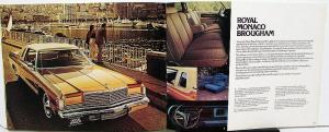 1975 Canadian Dodge Dealer Brochure French Text Dart Coronet Monaco Charger