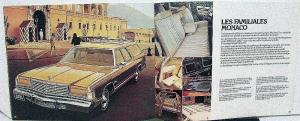 1975 Canadian Dodge Dealer Brochure French Text Dart Coronet Monaco Charger