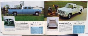 1974 Canadian Dodge Trucks Dealer Brochure French Text D100 D200 D300 Pickup