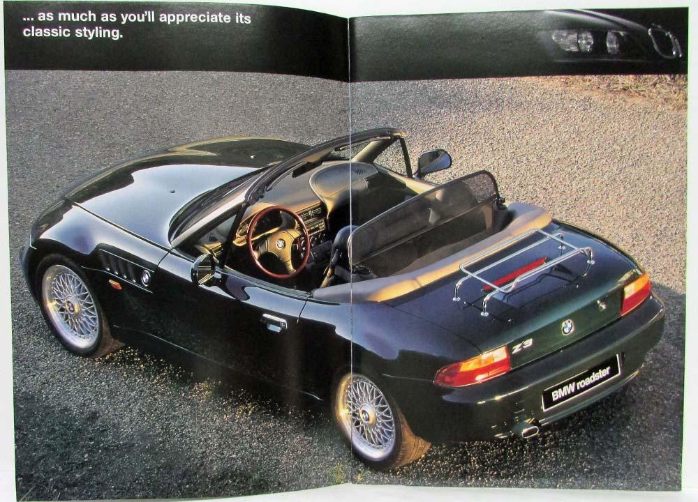 PROSPEKT BMW z3 ROADSTER ACCESSORI e attrezzature speciali 2/95 nell'anno modello 1996 