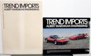 1980s Trend Imports Albert Mardikian Engineering Sale Folder Ferrari BMW Porsche