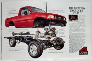 1988 Isuzu Pickups Sales Brochure - 74 Years of Bad Road Behind Them