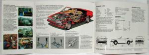 1986-1987 Maserati Biturbo i Spyder Sales Brochure