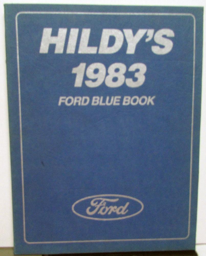 1983 Hildys Ford Blue Book Aftermarket Truck & RV Accessories Equipment Catalog