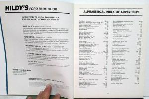 1983 Hildys Ford Blue Book Aftermarket Truck & RV Accessories Equipment Catalog