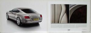 2011 Bentley Continental GT Sales Image Plates