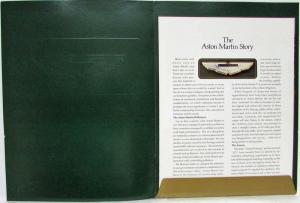 1979 Era Aston Martin V8 Sales Brochure