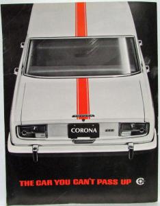 1966 Toyota Corona Compare Sales Brochure Rev 2