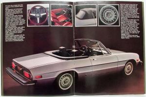 1980-1982? Alfa Romeo Spider Veloce 2000 Prestige Sales Brochure