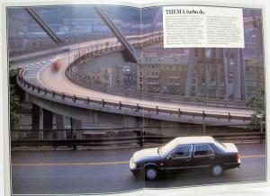 1985 Lancia Thema Sales Brochure - German Text