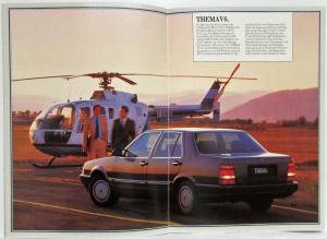 1985 Lancia Thema Sales Brochure - German Text