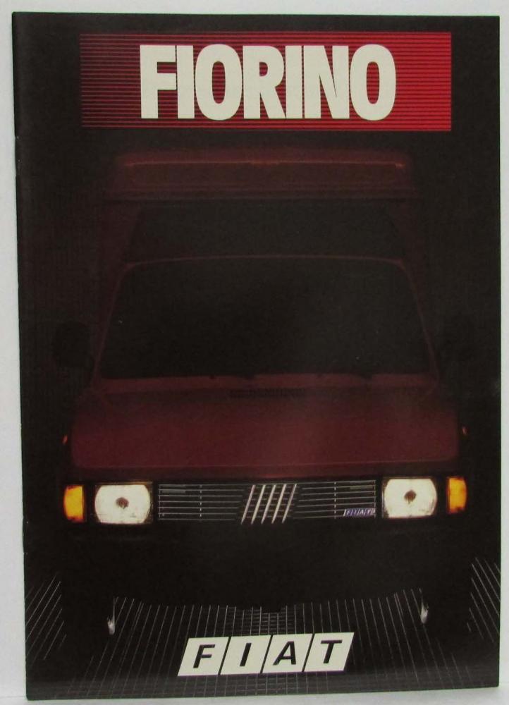 1984 Fiat Fiorino Sales Brochure - German Text