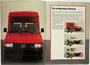 1984 Fiat Fiorino Sales Brochure - German Text