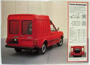 1984 Fiat Fiorino Sales Brochure - German Text