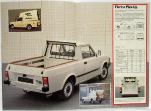 1984 Fiat Fiorino Sales Brochure - German Text