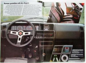 1984 Fiat Ritmo 105TC and Abarth 130TC Sales Brochure - German Text