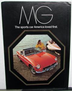 1973 MG Sales Folder - MGB GT Midget