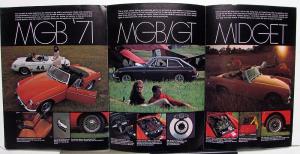1971 MG Sales Folder - The Sports Car for Those Who Know the Difference