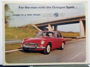 1966 MG MGB GT Sales Brochure - For the Man or Woman with the Octagon Spirit