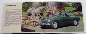 1966 MG MGB GT Sales Brochure - For the Man or Woman with the Octagon Spirit