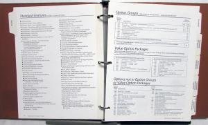 1988 Cadillac Dealer Advance Ordering Guide Dealer Album Allante DeVille Limo