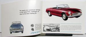 1964 MG MGB with 1800 cc Engine Sales Brochure - Safety Fast