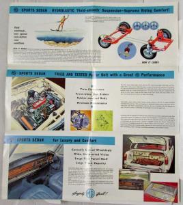 1964 MG Sports Sedan Sales Folder/Poster - The Most Advanced