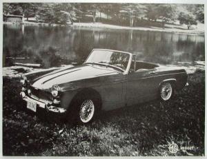 1967 MG Midget Mark II Spec Sheet